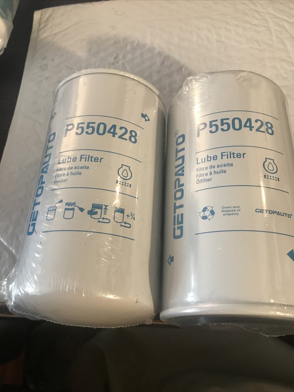 Donaldson P550248 Fuel Filter, Water Separator, Spin-on 2pk
